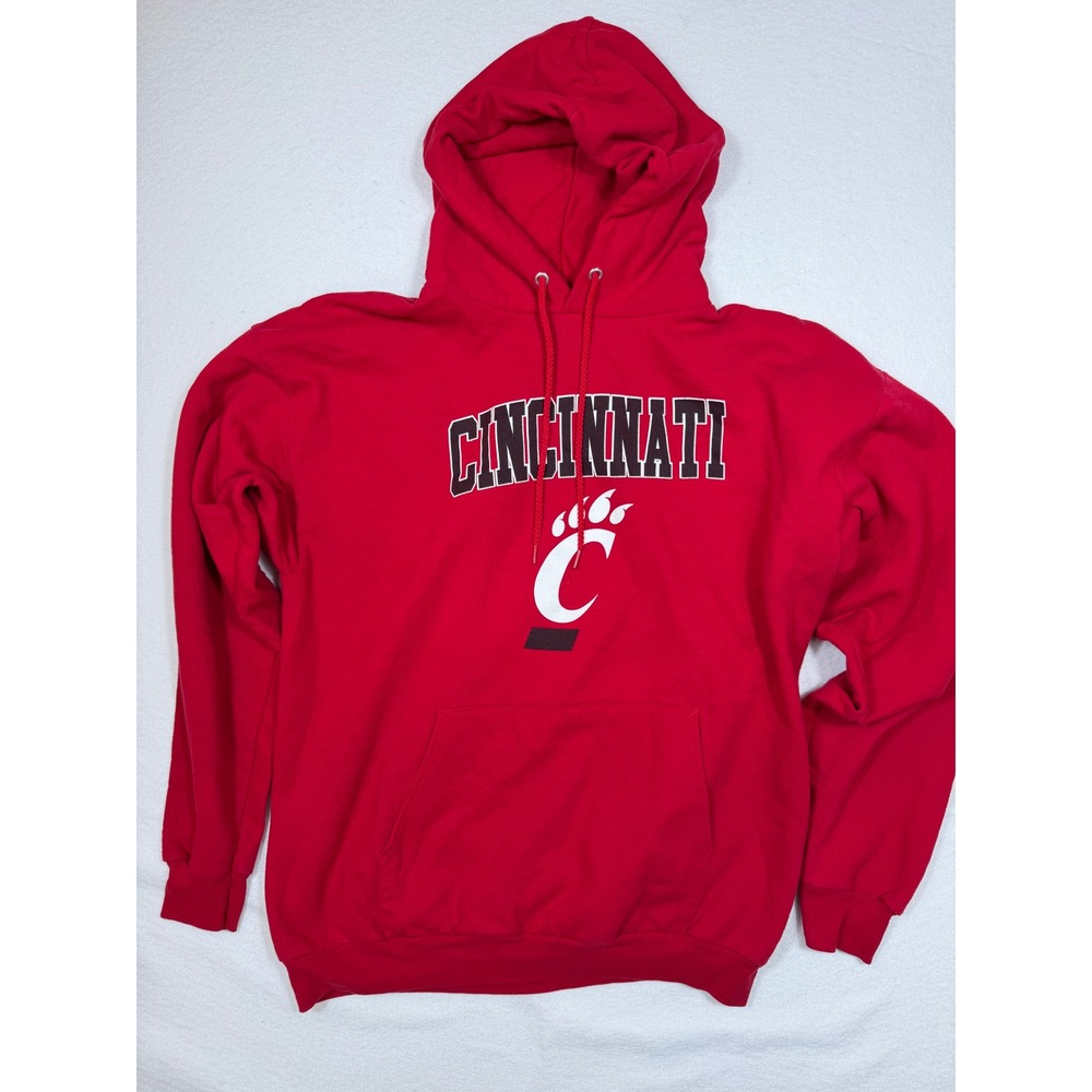 Port and Company University of Cincinnati Bearcats Hoodie Mens LG Sweatshirt